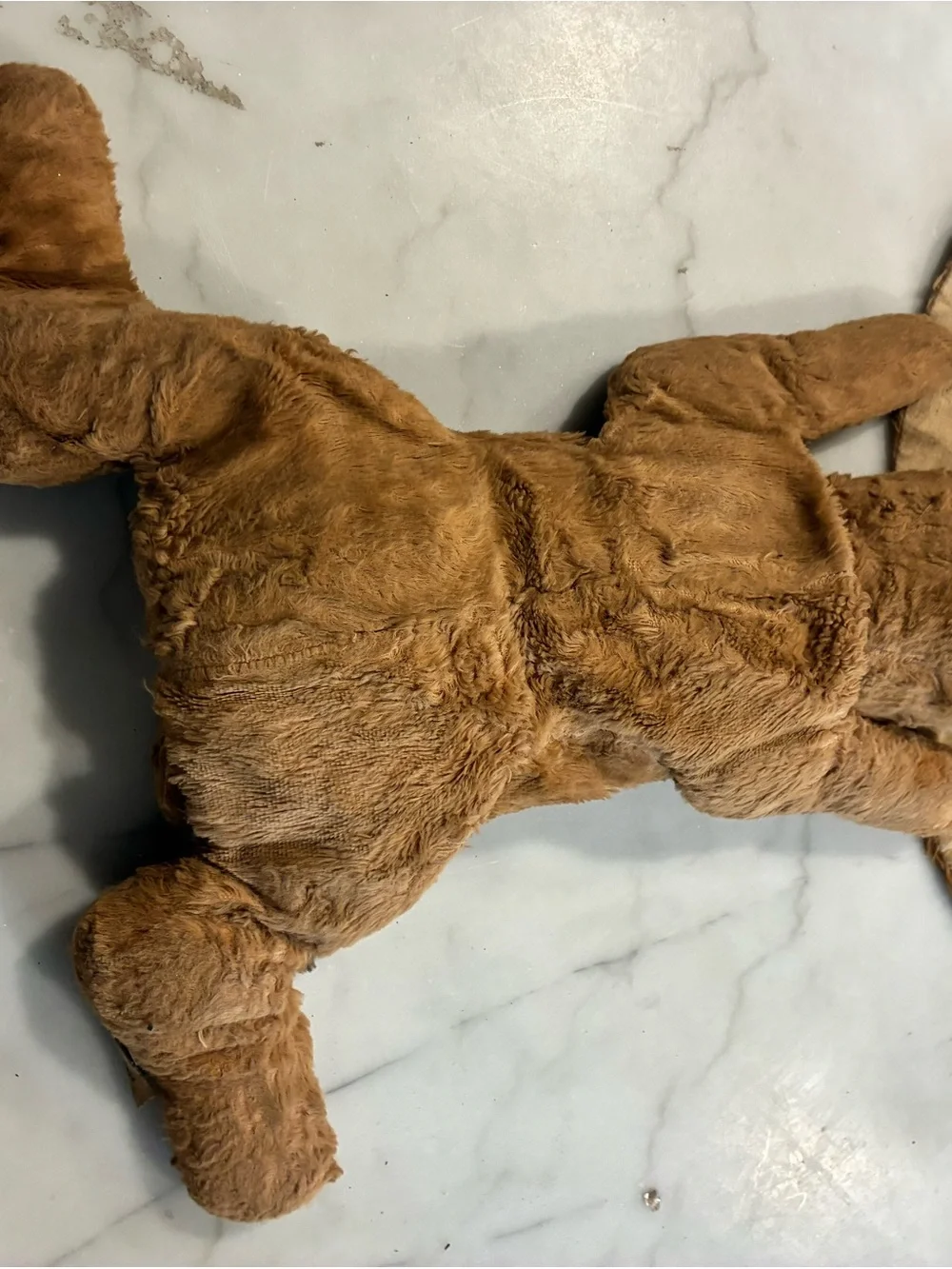 1950s Bantam US Toys Tan Brown Floppy Puppy Dog Plush Stuffed Animal
